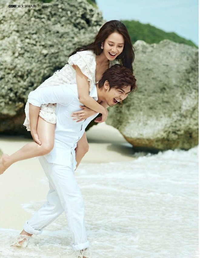 Song Ji Hyo từng chụp ảnh cưới t&igrave;nh bể b&igrave;nh với 1 mỹ nam trước cả Kim Jong Kook! - Ảnh 5.