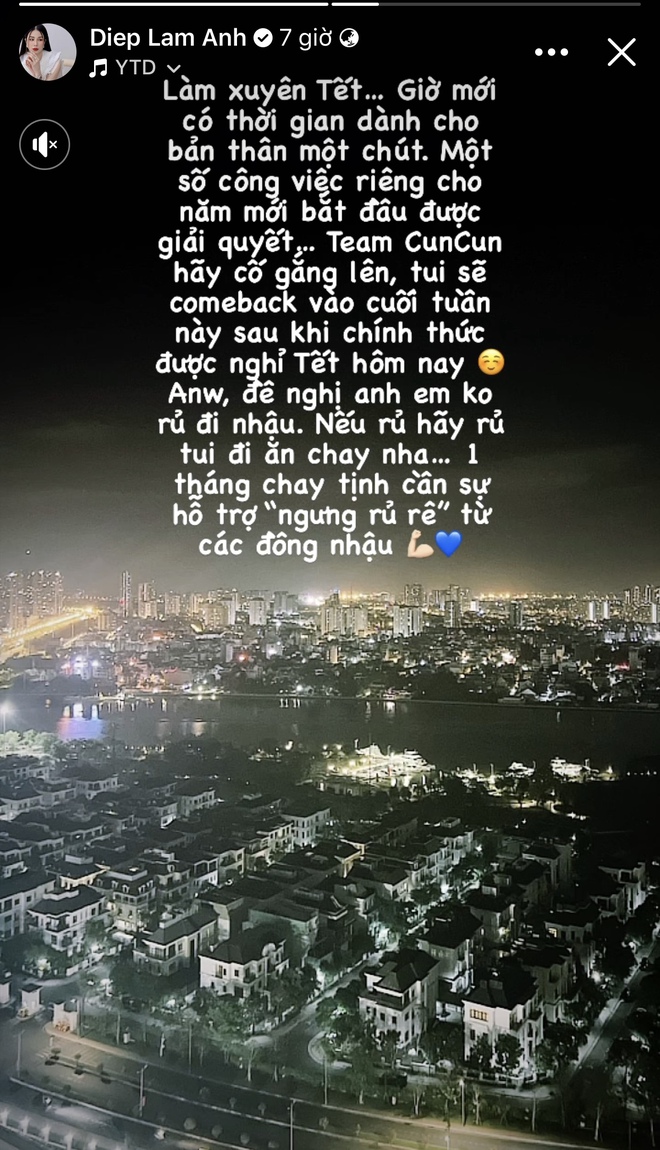 Diệp Lâm Anh hậu ly thân chồng thiếu gia: Làm việc xuyên Tết, từ chối đi nhậu vì lí do này? - Ảnh 2.