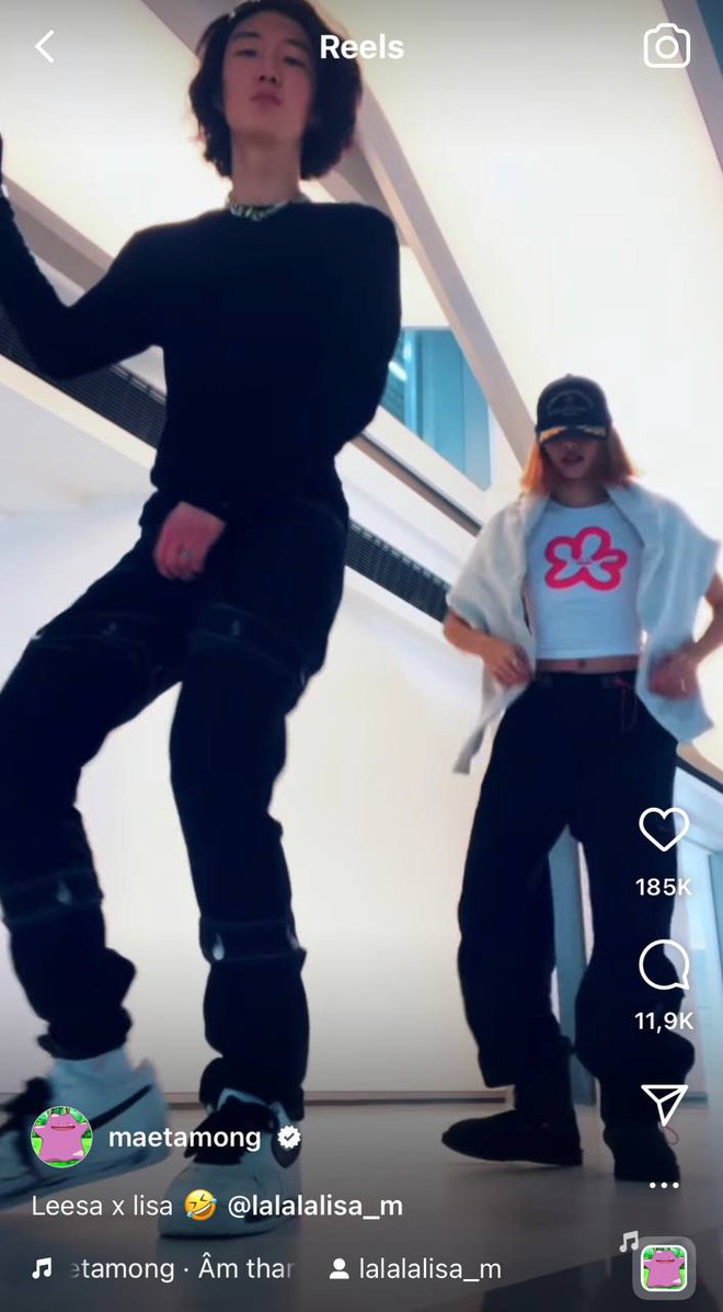Lisa (BLACKPINK) nhảy c&ugrave;ng chị em sinh đ&ocirc;i Leesa cực ch&aacute;y, đau đầu kh&ocirc;ng biết ai nhảy đẹp hơn ai? - Ảnh 2.
