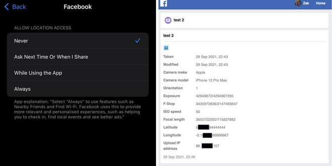 Cách tắt tính năng thu thập vị trí trên iPhone khi bạn post hình ảnh lên Facebook - Ảnh 3.