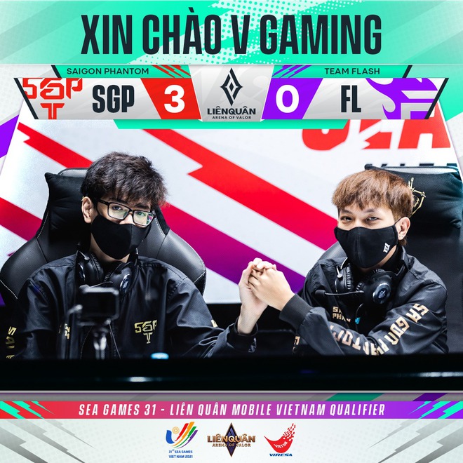 Team Flash khép lại hành trình dang dở, V Gaming và Saigon Phantom cạnh tranh tấm vé duy nhất đến với SEA Games 31 - Ảnh 3.