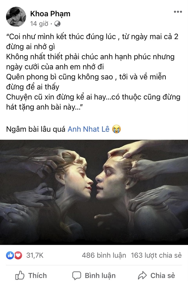 Mới sáng cuối tuần, Miu Lê bất ngờ đăng status yêu cầu Karik 3 chữ, chuyện gì đây? - Ảnh 3.