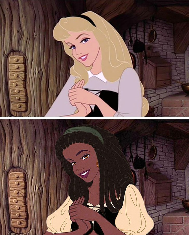 Khi hội công chúa Disney lũ lượt “đổi quốc tịch”: Elsa tóc nâu môi trầm vẫn ngầu xỉu, Bạch Tuyết makeup hơi lố đấy! - Ảnh 7.
