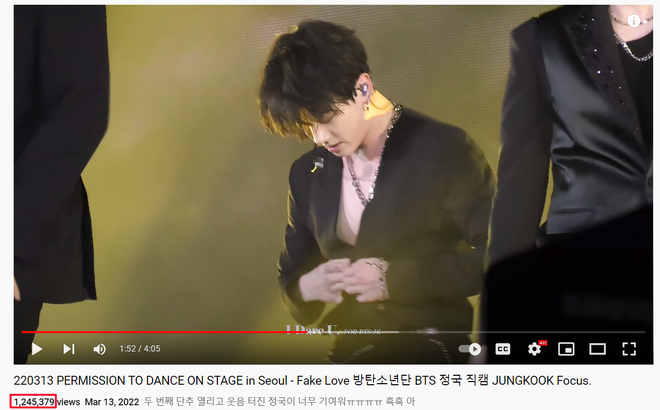 Fancam Jungkook (BTS) vượt 1 triệu view chỉ trong 1 ngày, tất cả là nhờ màn bung cúc lộ ngực trần khiến fan mê tít! - Ảnh 2.