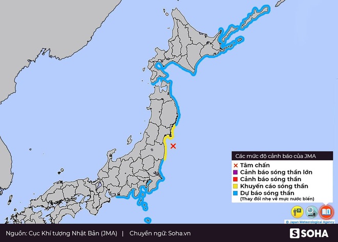 NÓNG: Động đất 7,3 độ, Nhật cảnh báo sóng thần, Thủ tướng Kishida hối thúc dân ưu tiên tính mạng - Ảnh 1.