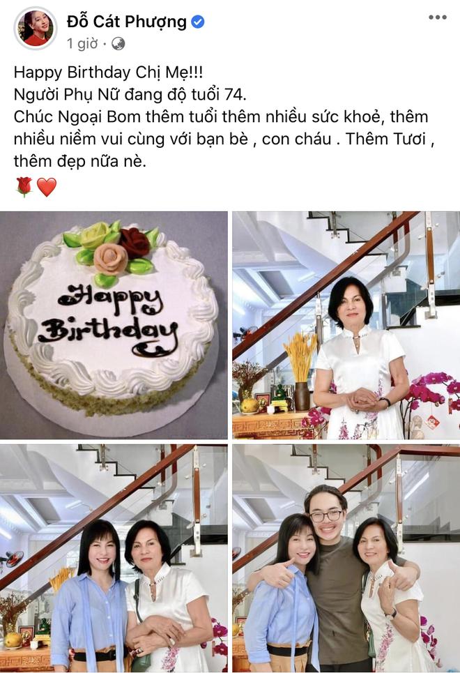 Ngỡ ng&agrave;ng trước nhan sắc U80 của mẹ đẻ C&aacute;t Phượng, d&acirc;n t&igrave;nh c&ograve;n tưởng 2 chị em - Ảnh 2.