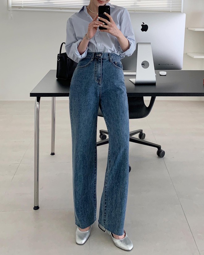 G&aacute;i H&agrave;n sẽ cho chị em biết 4 mẫu quần jeans đang mốt nhất, mua đủ th&igrave; mặc đẹp mọi l&uacute;c mọi nơi - Ảnh 12.
