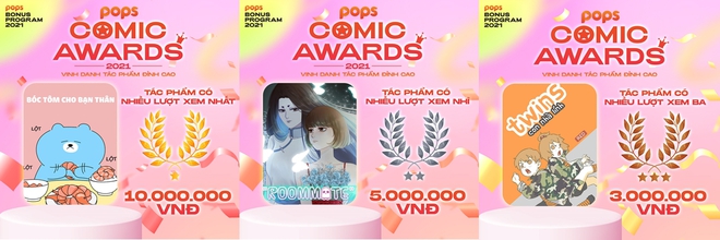 Sau 7 tháng tranh tài, POPS Comic Awards 2021 khép lại bằng chiến thắng đầy thuyết phục của các họa sĩ tài năng - Ảnh 4.