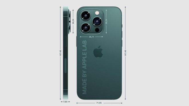 Thiết kế hoàn thiện iPhone 14 Pro lộ diện, một chi tiết hé lộ nâng cấp khủng của camera - Ảnh 1.