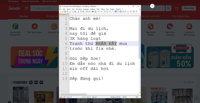&ldquo;Con dại c&aacute;i mang&rdquo; phi&ecirc;n bản Sendo: C&oacute; thực hay tr&ograve; đ&ugrave;a? - Ảnh 1.