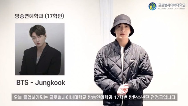 “Em út vàng” Jungkook (BTS) chính thức tốt nghiệp Đại học với thành