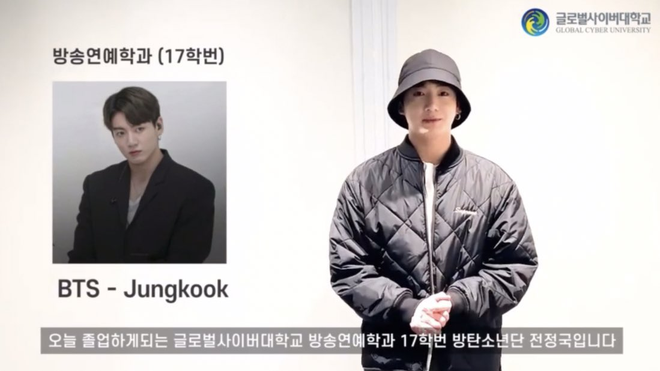 Jungkook (BTS) chính thức tốt nghiệp Đại học với thành tích xuất sắc, còn nhận cả bằng khen của Tổng thống! - Ảnh 4.