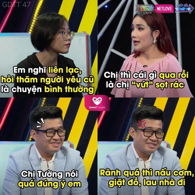 Cô gái tuyên bố liên lạc với người yêu cũ là bình thường, MC Cát Tường tăng xông - Ảnh 2.