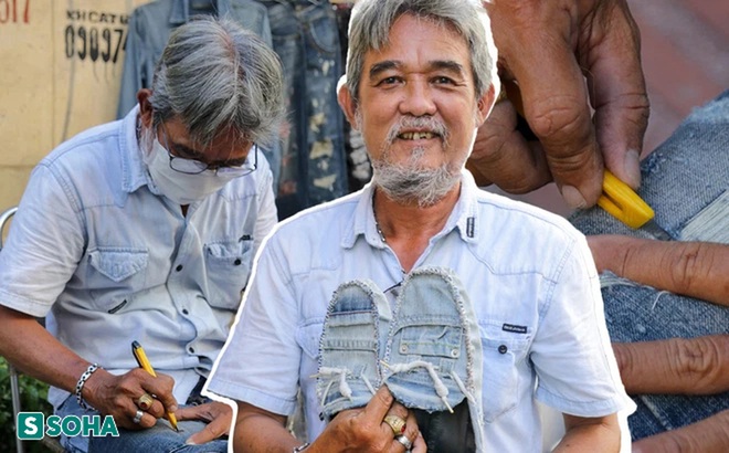 Người đàn ông hành nghề xé quần jeans suốt 30 năm, người nổi tiếng kéo đến ầm ầm - Ảnh 1.
