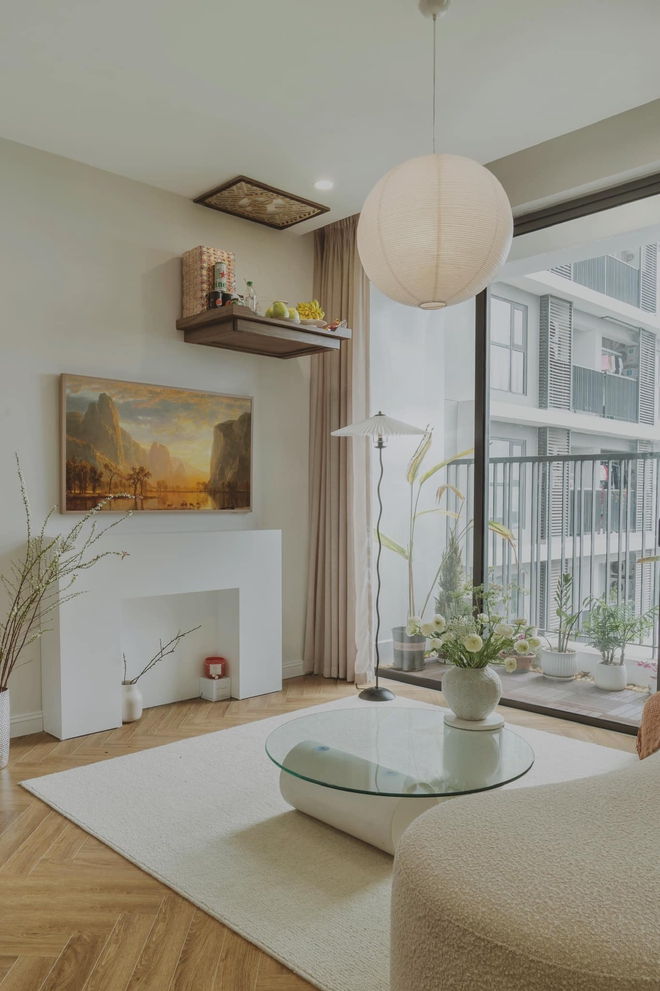 Mua căn hộ 3,7 tỷ, giảng viên piano đập 1 phòng ngủ để nhân đôi phòng khách, &quot;chơi&quot; tận 5 phong cách nhưng vẫn tinh tế, hài hoà - Ảnh 6.