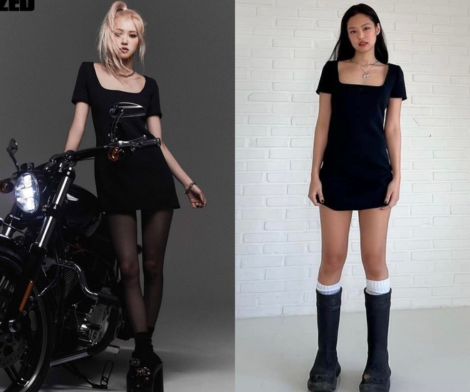 Jennie &ndash; Ros&eacute; đụng h&agrave;ng cực gắt: Diện v&aacute;y ngắn cũn, ai sang chảnh hơn? - Ảnh 8.