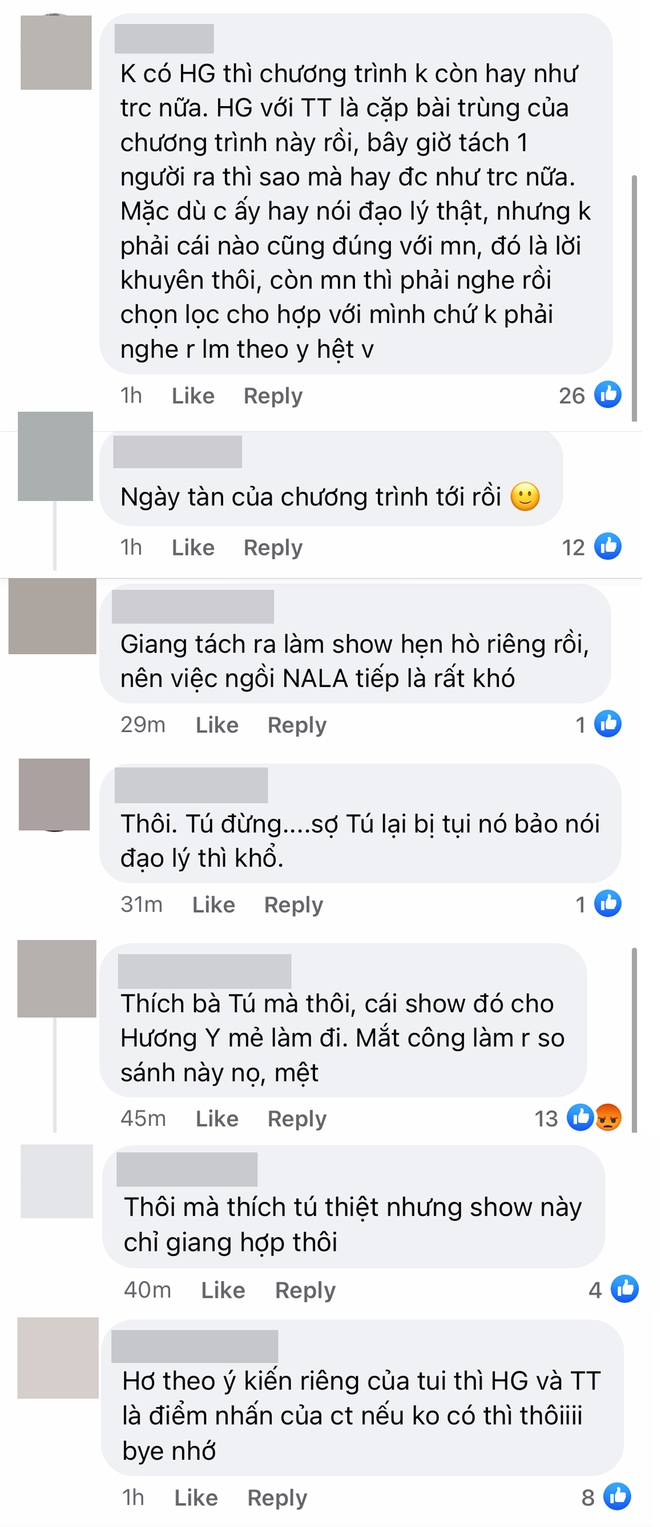 Netizen phản ứng trước tin đồn Minh Tú thay Hương Giang ở Người Ấy Là Ai: “Xin tạm biệt chương trình!” - Ảnh 2.