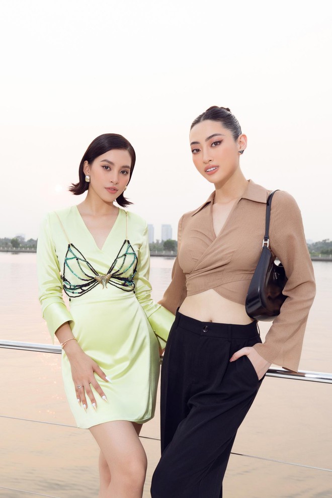 Lan Khu&ecirc;, Hoa hậu Trần Tiểu Vy, Ch&acirc;u B&ugrave;i, Linh Ka đọ sắc một ch&iacute;n một mười tại sự kiện ra mắt BST mới từ GIGI - Ảnh 5.