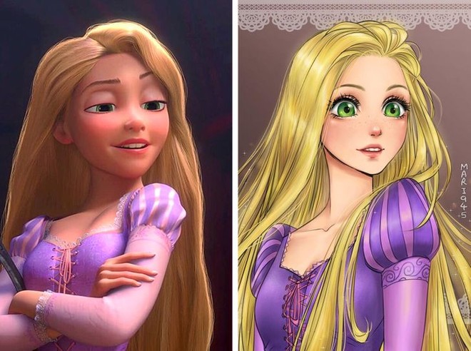 Ngất ngây dàn công chúa Disney hóa anime: Elsa thần thái sang chảnh liệu có hút hồn bằng cô nàng sexy nhất đám? - Ảnh 8.