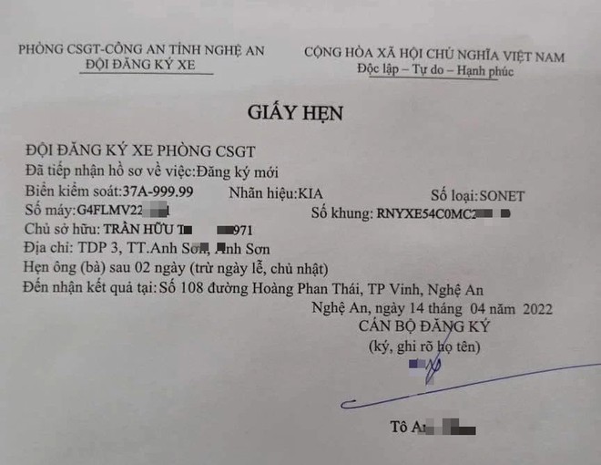 Người đ&agrave;n &ocirc;ng vừa bốc được biển xe VIP nhất Nghệ An mang số ngũ qu&yacute; 9 - Ảnh 3.