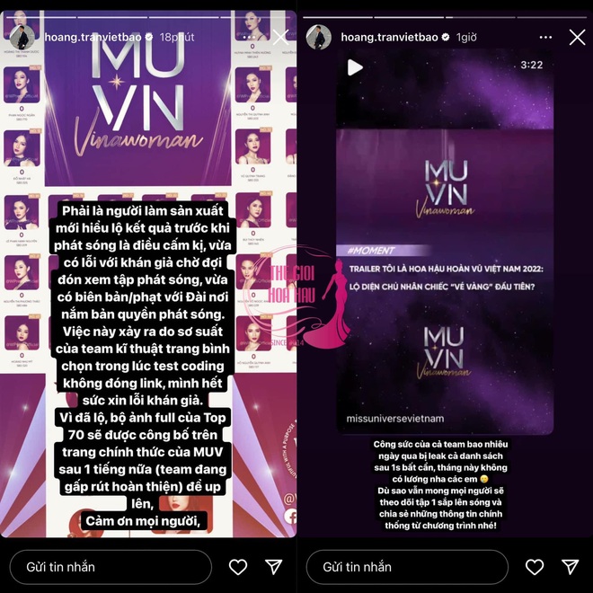 Drama nối tiếp drama: &Ecirc;-k&iacute;p Miss Universe Vietnam l&agrave;m lộ top 70, CEO Bảo Ho&agrave;ng ra h&igrave;nh phạt cực nặng! - Ảnh 2.