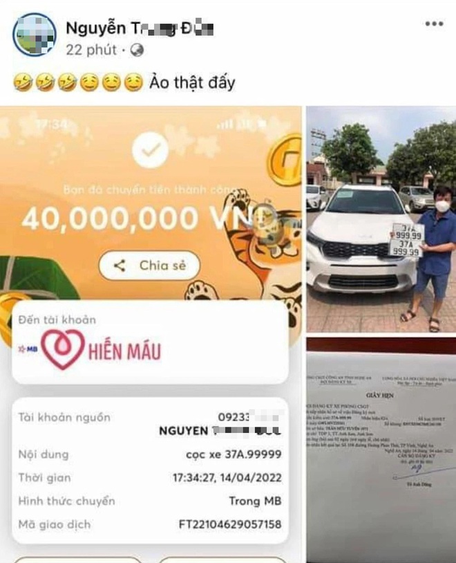 Người đ&agrave;n &ocirc;ng bốc được biển số ngũ qu&yacute; 9: Rất nhiều cuộc điện thoại hỏi mua xe với gi&aacute; cao - Ảnh 5.