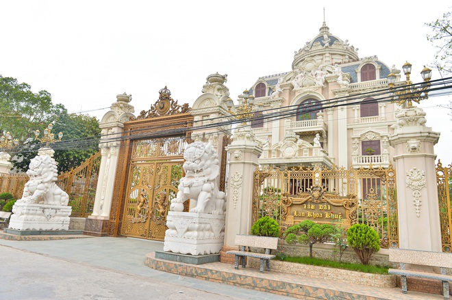 Một trong những căn biệt thự hoành tráng ở xã Hải Minh