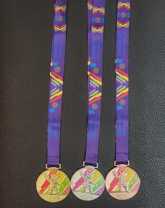 Công bố mẫu huy chương tại SEA Games 31 - Ảnh 1.