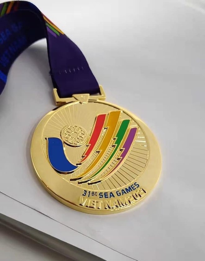 Công bố mẫu huy chương tại SEA Games 31 - Ảnh 2.