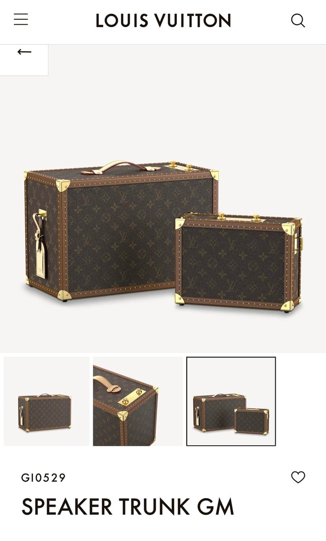 Speaker Trunk GM Monogram Canvas  HighTech Objects and Accessories  LOUIS  VUITTON