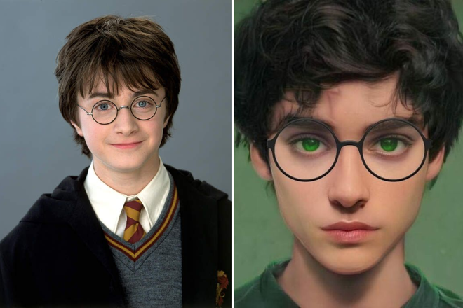 Sốc Visual Dàn Nhân Vật Harry Potter Hóa Người Thật: Hermione Xấu Nhất Dàn  Nữ, Ron Bị Dìm Hàng Ác Ý?