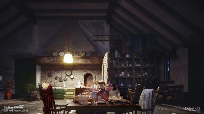 Lác mắt nhìn 5 căn phòng Ghibli từ phim ra đời thật, xuýt xoa từng chi tiết một vì đẹp trên cả tưởng tượng - Ảnh 4.