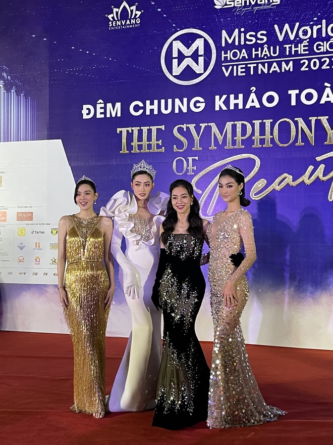 Thảm đỏ Chung khảo Miss World Việt Nam: Lộ rõ nhan sắc thật của dàn Hoa hậu - Á hậu qua ảnh chưa chỉnh sửa - Ảnh 2.