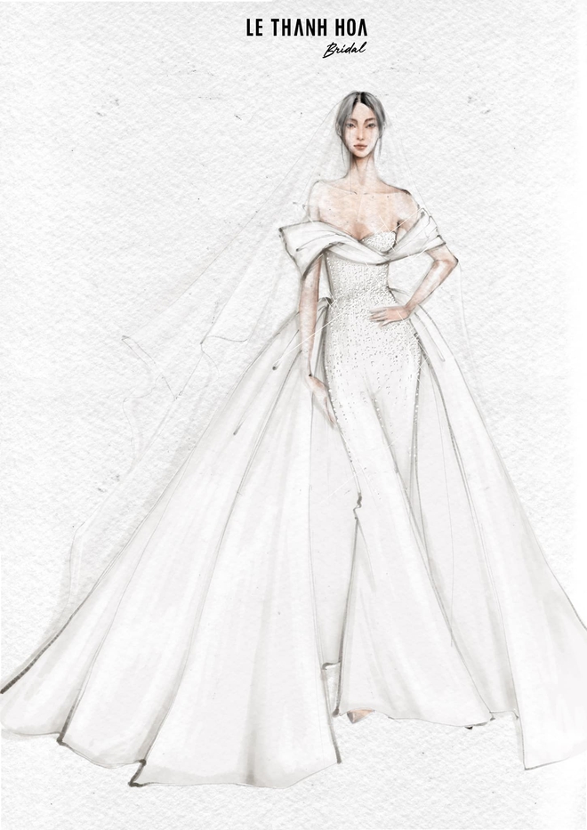 Vẽ váy cưới  Bridal Dress Illustration  Thời trang Cô dâu Thời trang  cho nữ