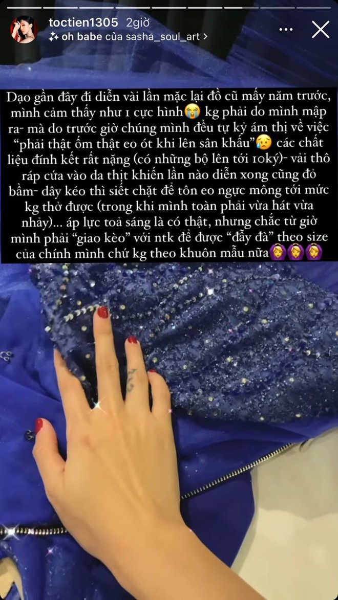 Tóc Tiên chia sẻ tình trạng sức khỏe sau nhiều năm đi diễn, tiết lộ một bệnh lý khiến fan xót xa - Ảnh 1.
