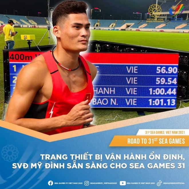 Điền kinh trình làng dàn trang thiết bị mới trong giải tiền SEA Games 31 - Ảnh 1.