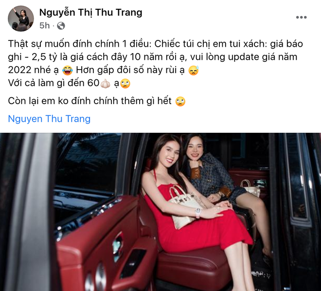 Bạn thân Ngọc Trinh khẳng định túi Hermès 2 người đeo giờ đã tăng đến hơn 5 tỷ, tin được không? - Ảnh 3.