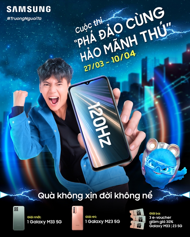 Tham gia thử thách “Phá Đảo cùng Hảo Mãnh Thú” để rinh ngay mãnh thú Galaxy M33 5G - Ảnh 6.