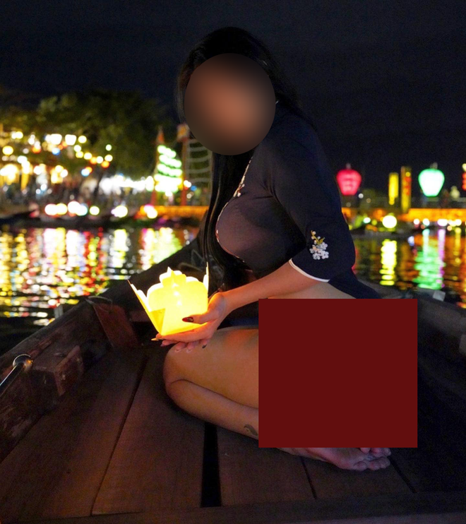 Trước khi chụp ảnh lộ vòng 3 ở Hội An, nữ du khách 17 triệu followers còn tạo dáng phản cảm tại nhiều nơi trên Việt Nam - Ảnh 1.