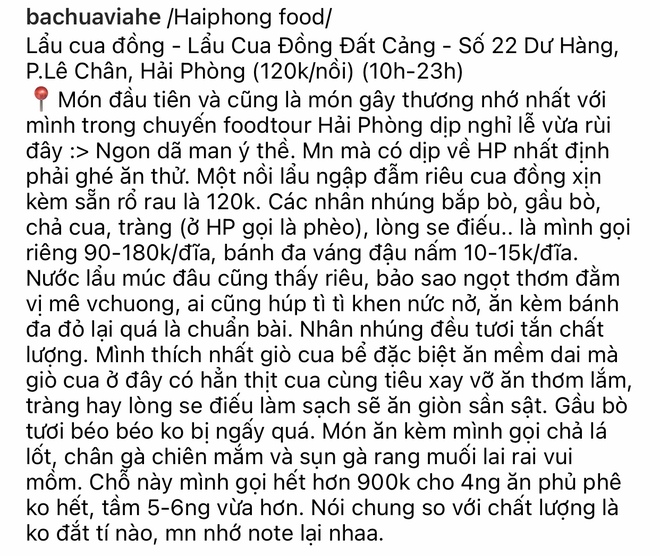 Thực tế bản đồ ẩm thực ở Hải Phòng đang hot rần rần mấy ngày nay liệu có chất lượng và đáng công để mọi người làm theo không? - Ảnh 11.