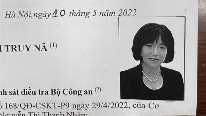 Truy nã chủ tịch AIC Nguyễn Thị Thanh Nhàn - Ảnh 1.