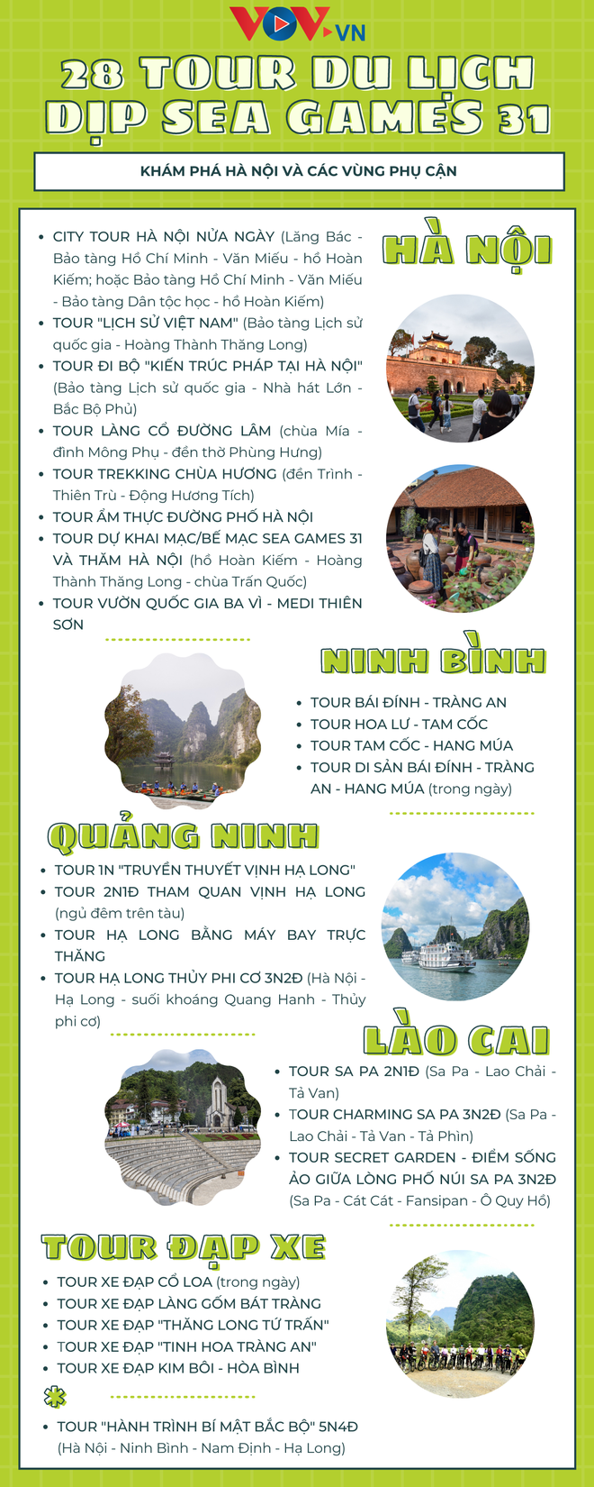 H&agrave; Nội c&ocirc;ng bố 28 tour du lịch ti&ecirc;u biểu dịp SEA Games 31 - Ảnh 1.