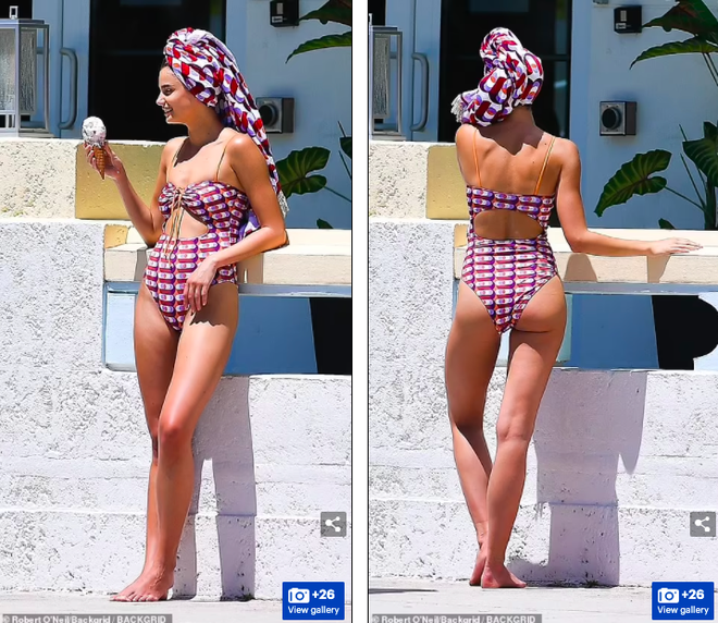 Thi&ecirc;n thần nội y Taylor Hill chụp ảnh bikini ph&ocirc; đường cong tuyệt mỹ - Ảnh 11.