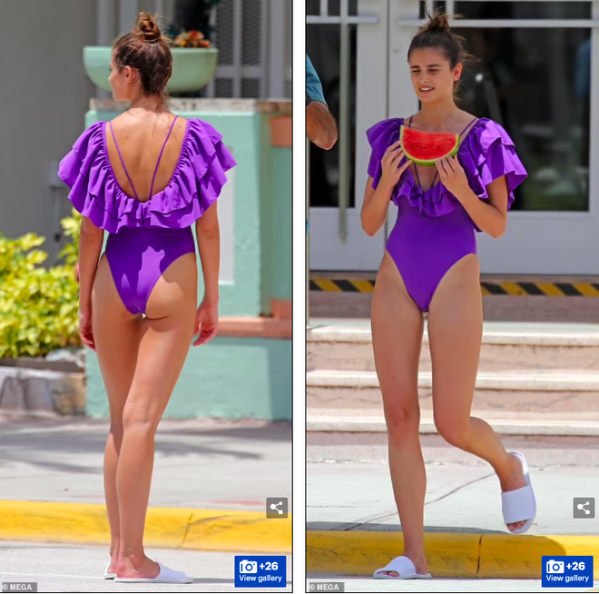 Thi&ecirc;n thần nội y Taylor Hill chụp ảnh bikini ph&ocirc; đường cong tuyệt mỹ - Ảnh 6.