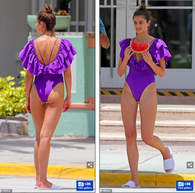 Thiên thần nội y Taylor Hill chụp ảnh bikini phô đường cong tuyệt mỹ - Ảnh 6.