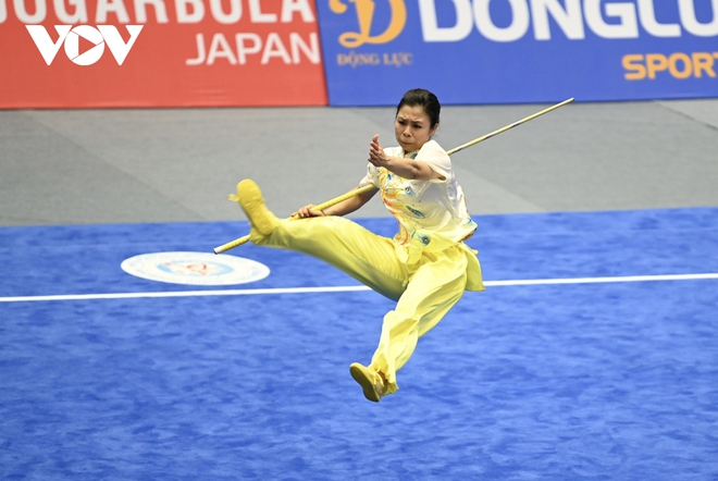 Wushu Việt Nam bội thu HCV ngày mở màn SEA Games 31 - Ảnh 6.