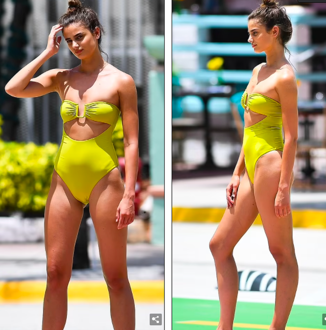Thi&ecirc;n thần nội y Taylor Hill chụp ảnh bikini ph&ocirc; đường cong tuyệt mỹ - Ảnh 9.