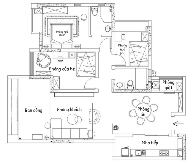 Căn hộ 120m2 ấm cúng, hiện đại với phong cách Bắc Âu khiến ai nấy đều khen ngợi - Ảnh 1.