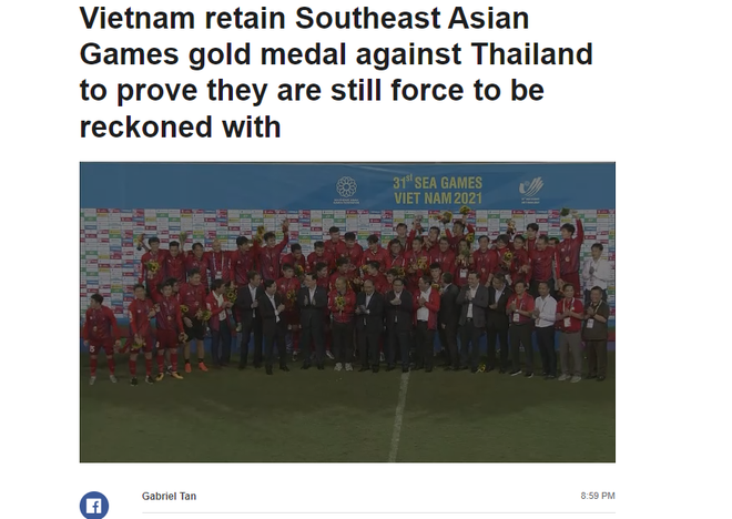 Làm nên vinh quang lịch sử tại SEA Games 31, U23 Việt Nam khiến truyền thông châu Á ngả mũ thán phục - Ảnh 2.