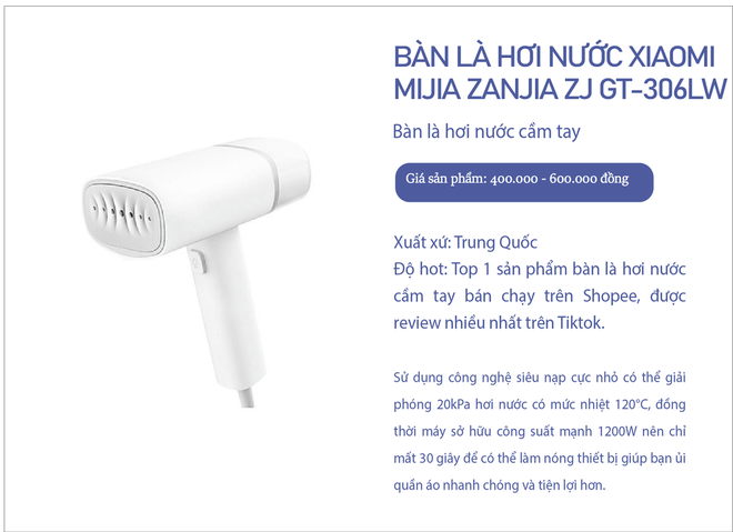 Người dùng review bàn là hơi nước cầm tay: Hàng Việt giá cao có đánh bật đối thủ ngoại? - Ảnh 12.